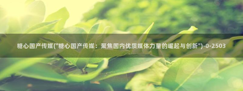 糖心vlog网页